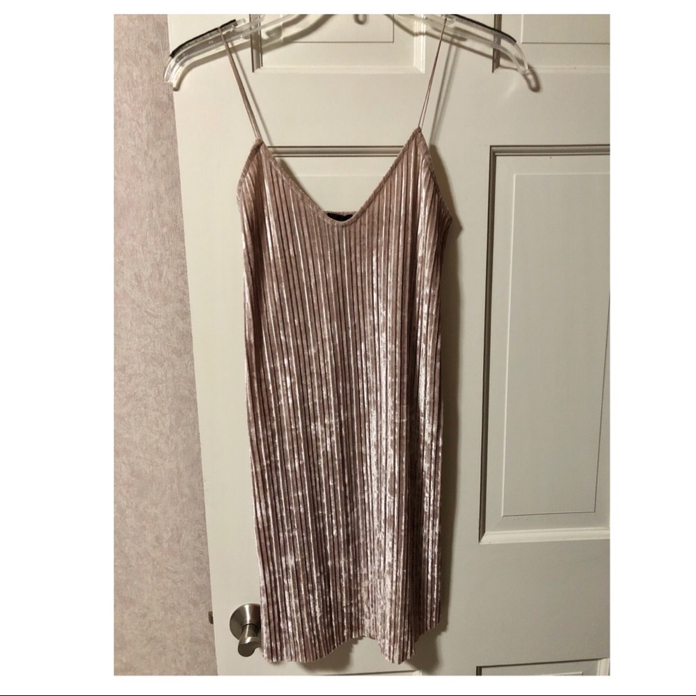 Velvet Shimmer Shift Dress